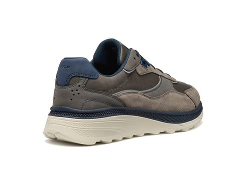 Geox Sneaker Uomo Spherica Actif X1 in Pelle e Camoscio